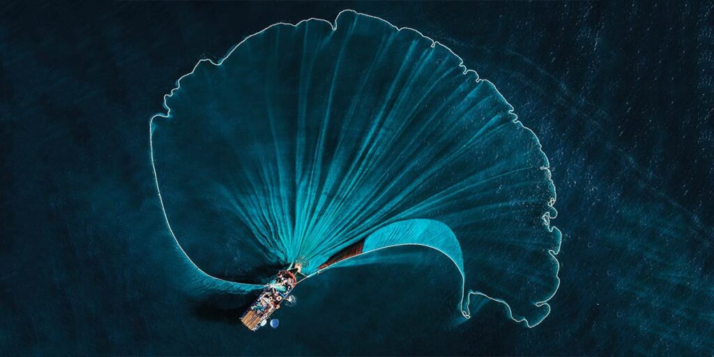 large fishing nets